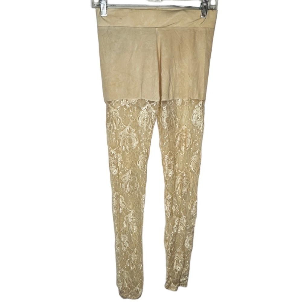 Body Central Footless Lace Leggings